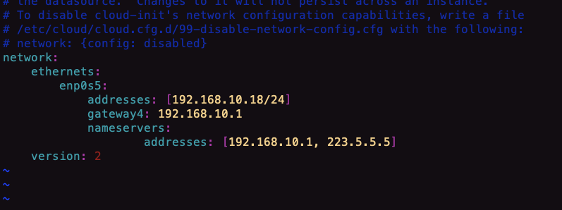 ubuntu18.04设置IP地址